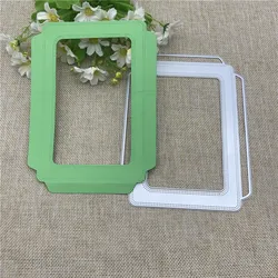 3D square photo album Frame Lace Metal Cutting Dies Stencils For DIY Scrapbooking Decorative Embossing Handcraft Template