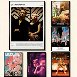 Classic Romantic Movie Lost In Translation Canvas Poster Retro Sofia Coppola Film Wall Art Pictures Home Dorm Room Decor