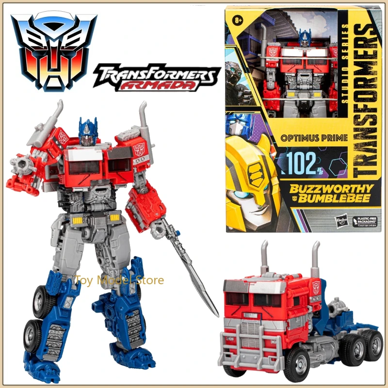 In Stock Transformers SS Series SS-102BB Optimus Prime (ROTB) Premium Action Figures Collectible Ornaments Popular Toy Car Gifts