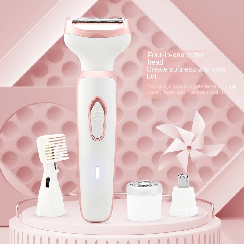 New Women's Electric Hair Removal Device USB Rechargeable Hair Scraper Multi functional Full Body Private Hair Shaving Device