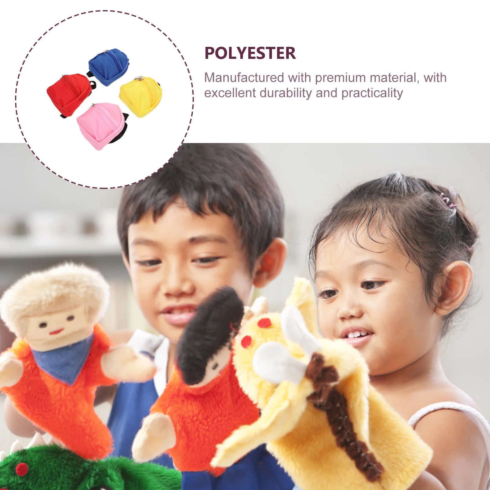 

4pcs Backpack Mini Backpack Premium Material For Mini House Decor Accessories House Decoration Small