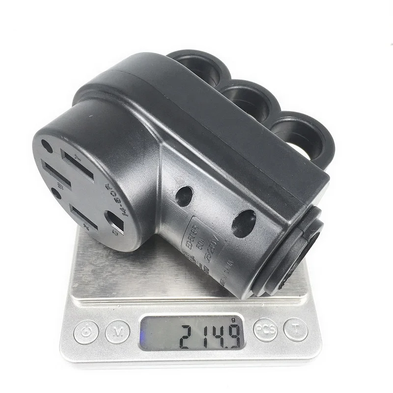 مقبس بديل Nema 14-50R 50 أمبير عالي التحمل RV EV، Nema 14-50R أنثى، قابس تجميع الطاقة البديل 50AMP #6