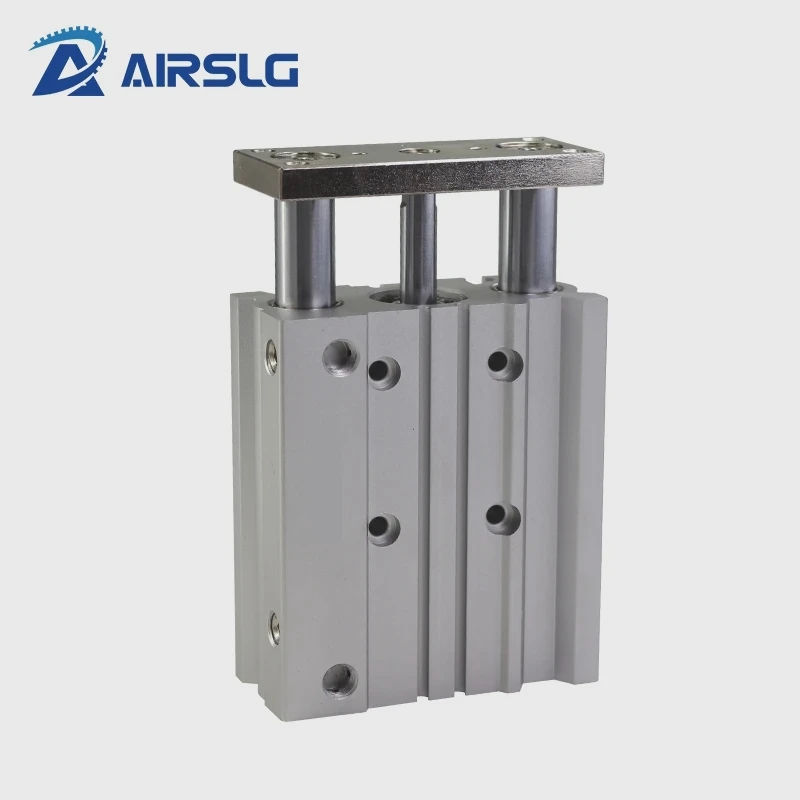 MGPM12-50Z MGPM16-100Z Compact Guide Cylinder Thin Three Axis Pneumatic Air Cylinder with Guide Rod for Automation 12-20Z 16-