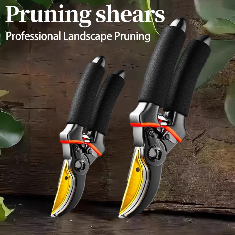 SK5 Steel Garden Hand Pruner Orchard Shears Durable Tree Trimming Tool for Pruning Fruit Trees Garden Cutting Tools