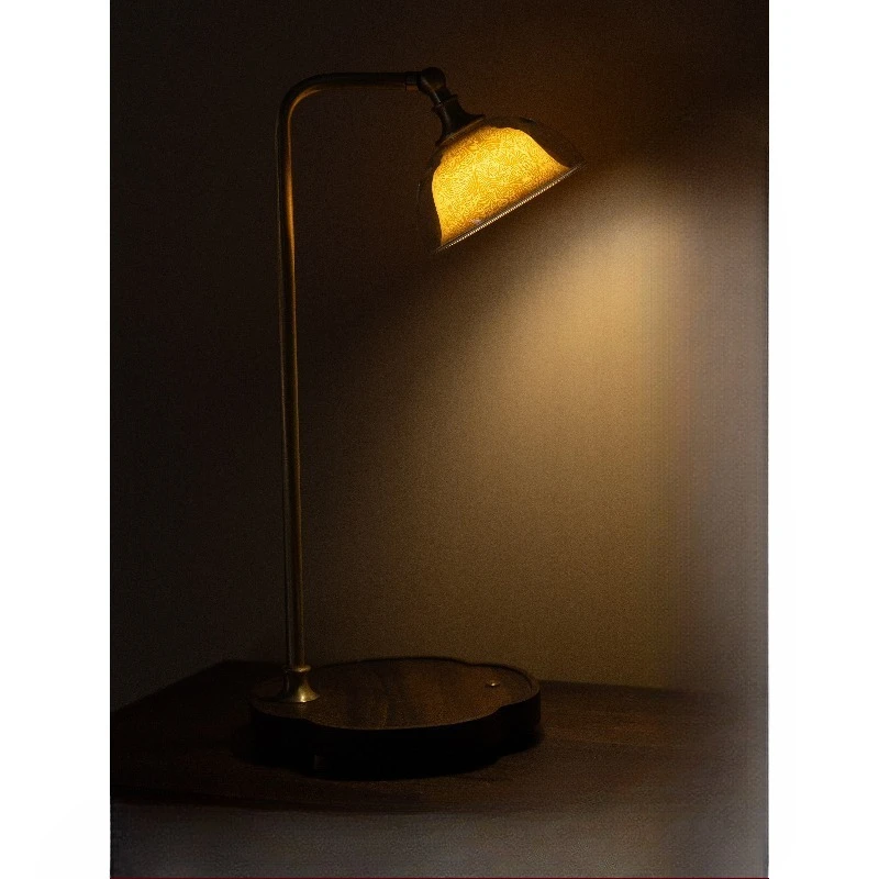 Ceramic desk lamp, bedroom living room home simple modern decorative bedside lamp
