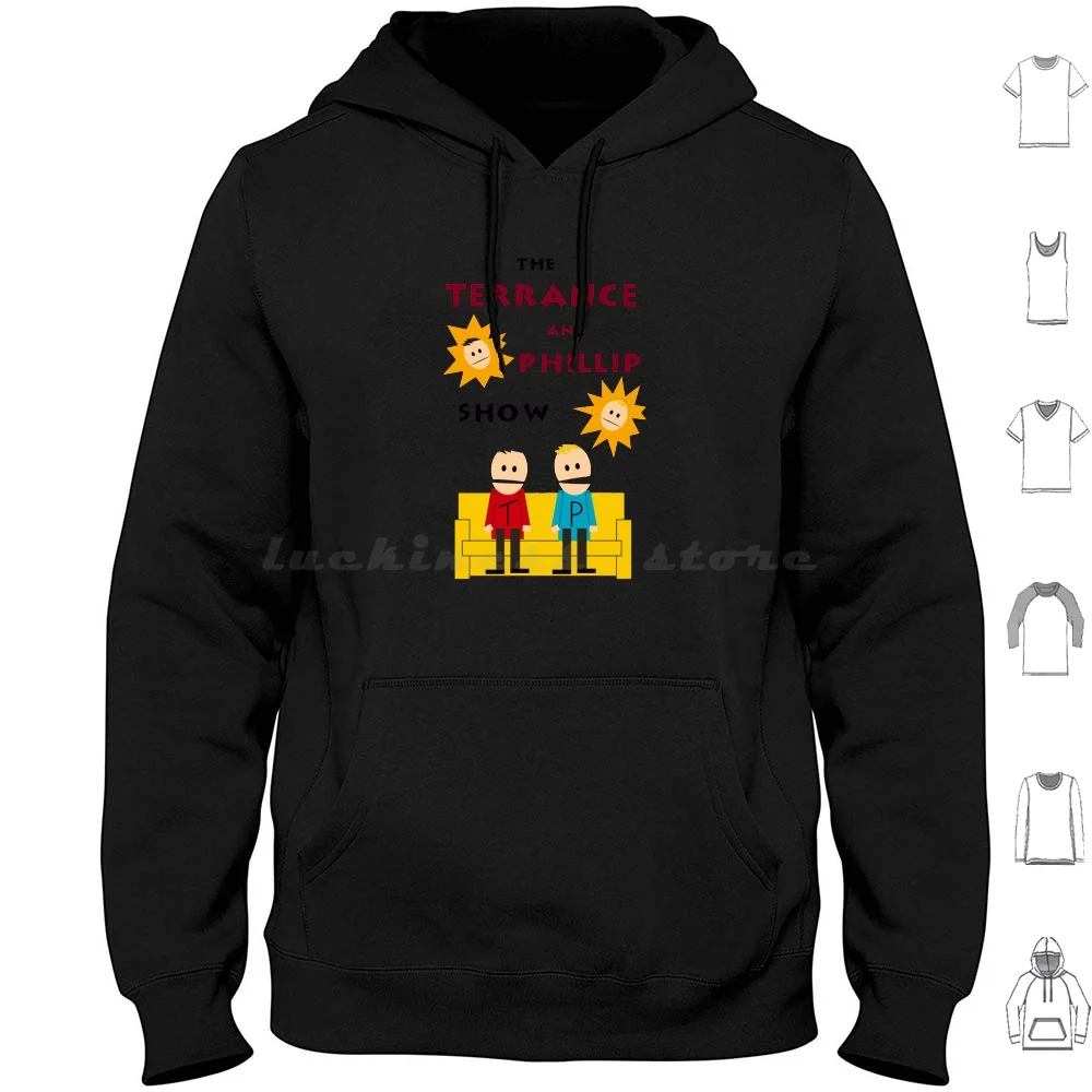 Terrance And Phillip Classic Hoodies Long Sleeve Terrance And Phillip Mr Hankey Eric Cartman Kenny Mccormick Stan Marsh