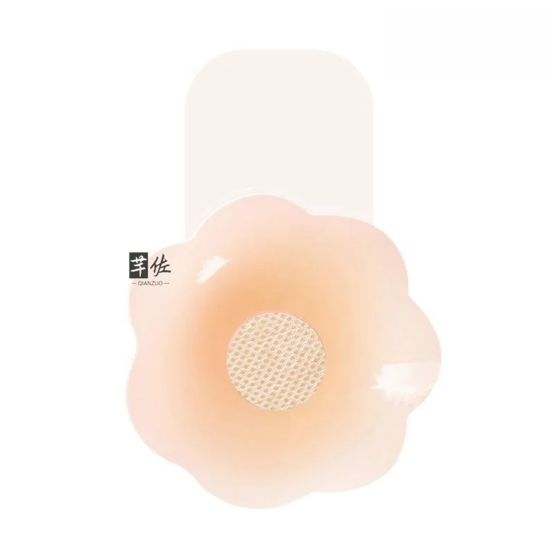 Wedding Bra Adhesive Silicone Nipple Covers Women's Breathable Invisible Large Size Prevent Sagging Anti-protrusion Pads view 5