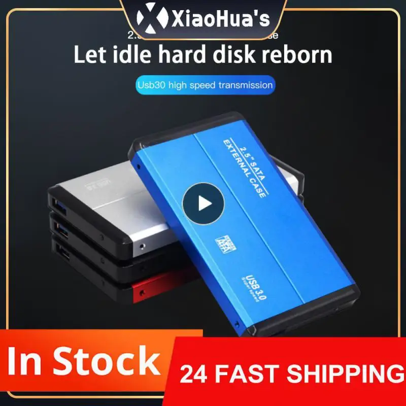 1/2/3 Hdd Ssd External Box 5 Gbps Sata 3.0 To Usb 3.0 Plug And Play Support All 7mm/9.5mm 2.5-inch Sata For Mobile Hard Disk Box