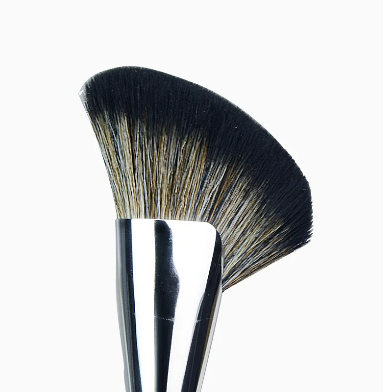 S72 Contour Brush Fan Shaped Face Cheek Overall Setting Brush Synthetic Hair Oblique Head Sculpting Makeup Brushes Beauty Tools