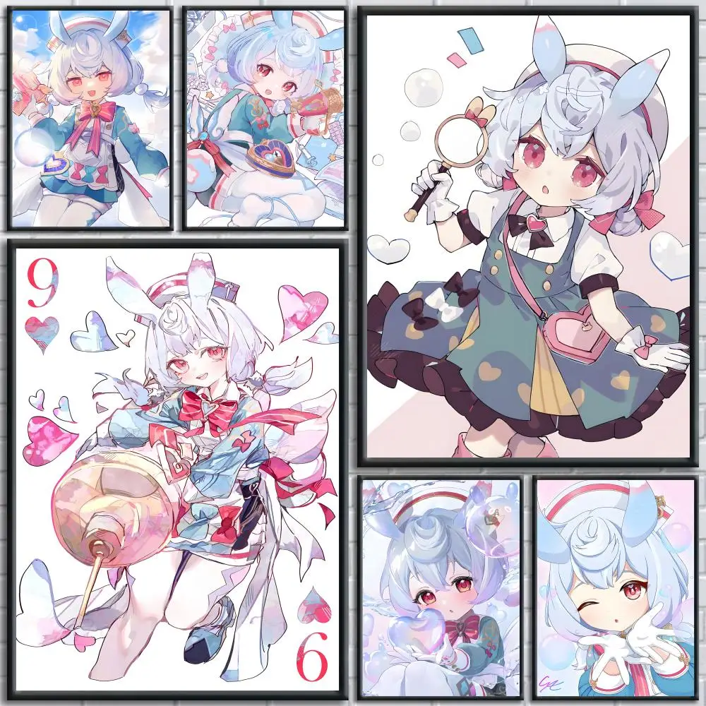 

Video Game G-Genshin Impact Sigewinne Poster Trendy And Easy-to-Apply Wall Art Stickers For Home Decor And Dorm Room Walls