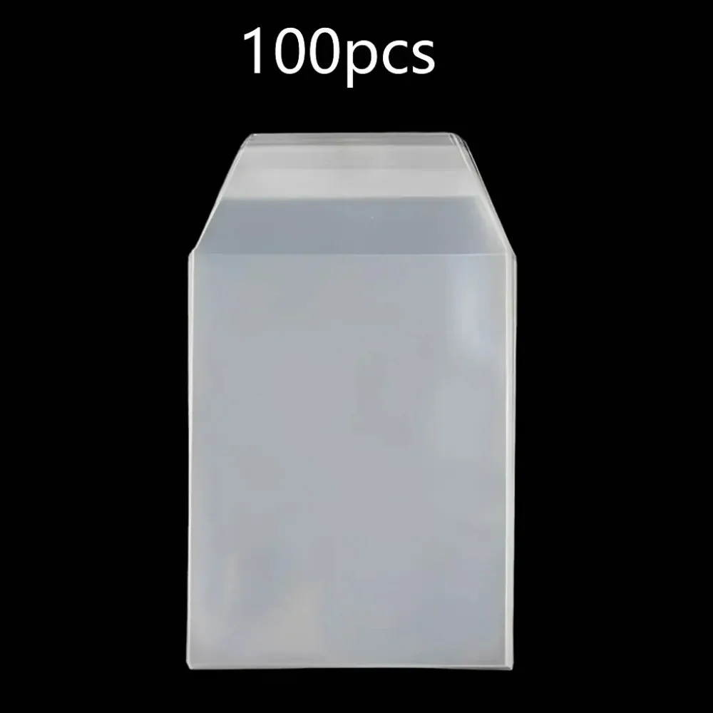 100PCS Clear Magnetic Card Holder Protective Film Hard Plastic Card Sleeves 35PT-100PT Waterproof Protector For Game Photo Cards image 5