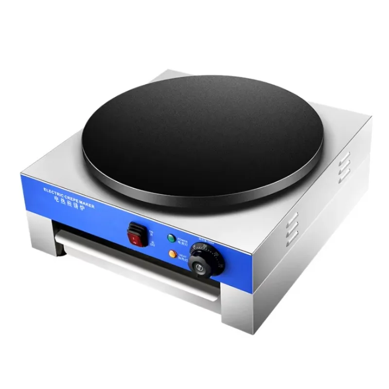 

In Stock Automatic Pancake Maker Machine Crepe Makers and Hot Plate Industrial Electric Crepe Making Machine