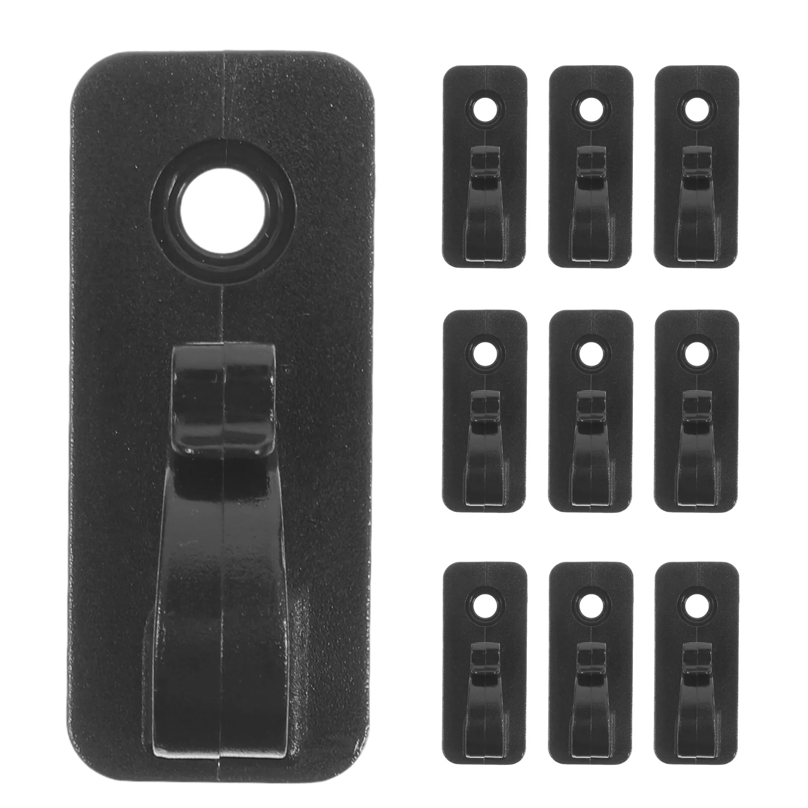 

10 шт. крючки для гирляндного светильника для наружного настенного подвешивания, прочные, устойчивые к атмосферным воздействиям, простая установка одежды, вешалки для сада, патио, Рождество