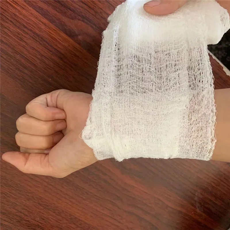 Training Curve Compression Gauze Bandage Roll Winding Tape for Knee Support Pad Finger Ankle Palm Shoulder