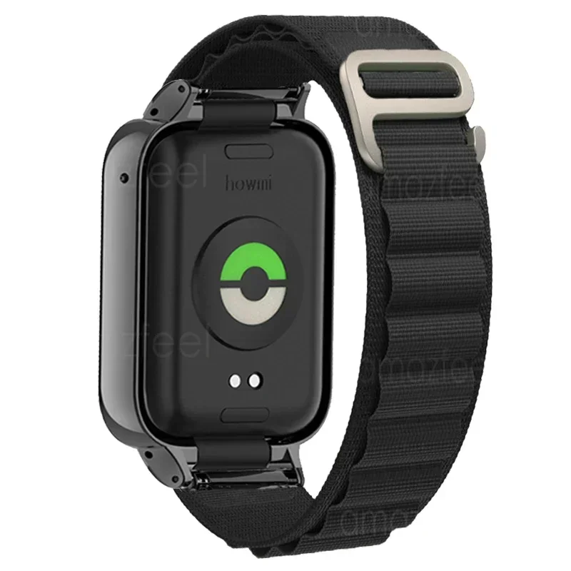 حزام نايلون لـ Xiaomi Mi Band 8 7 Pro سوار Correa لـ Xiaomi Miband 7 8 Pro Bands حافظة معدنية من الفولاذ المقاوم للصدأ