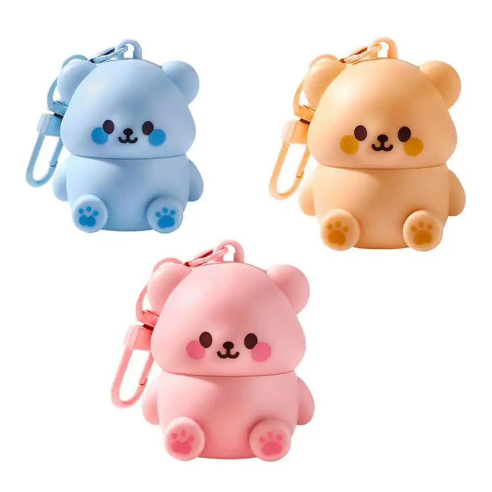 بلسم شفاه الدب الصغير للأطفال مرطب مضاد للتكسير ومضاد للتقشير بلسم شفاه للأطفال لطيف غير مزعج للعناية بالبشرة بالشفاه #2