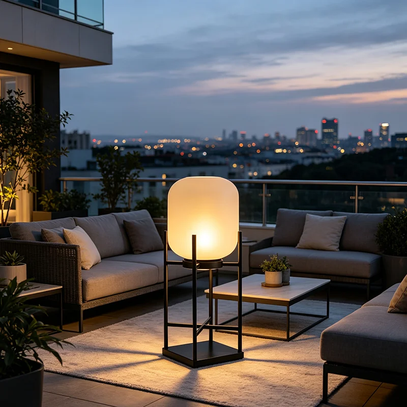 Luminous Floor Lamp Courtyard Solar LED Outdoor Lighting Non Solar Lamp Outdoor Garden Lamp Outdoor Garden Decoration