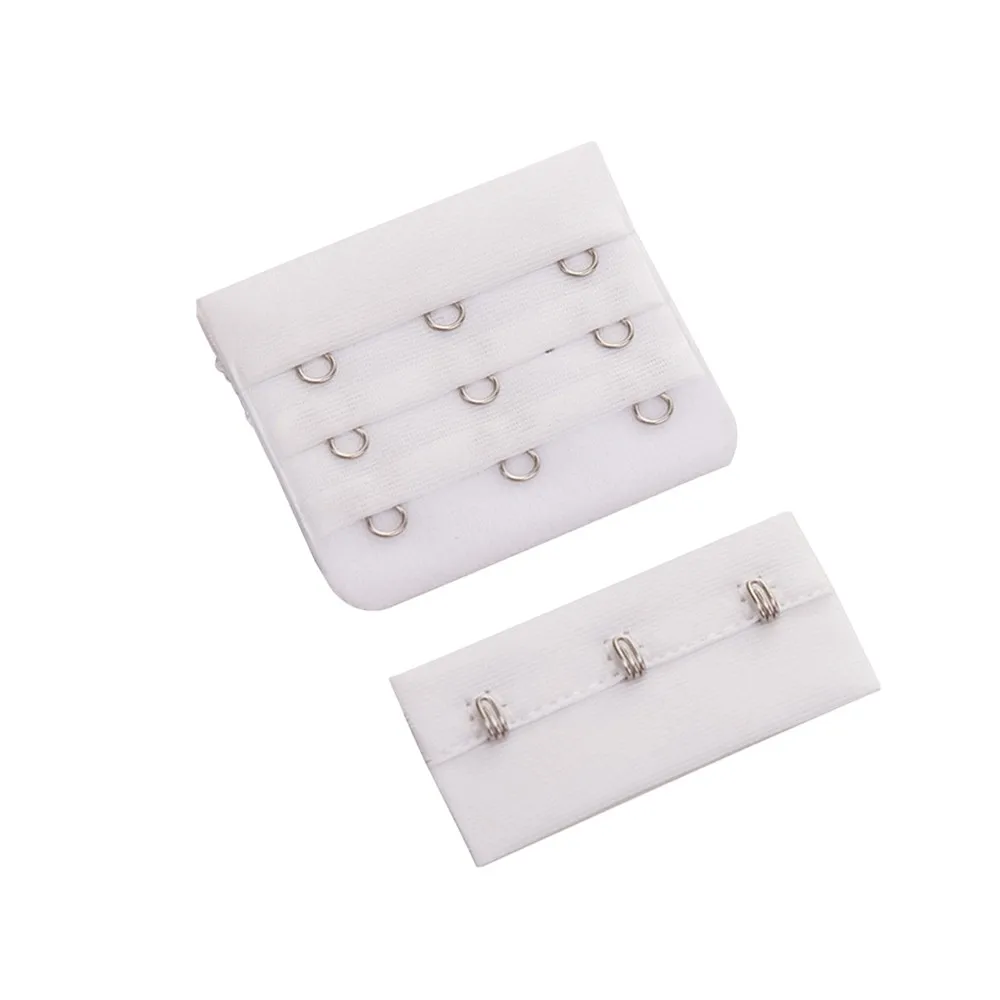 브래지어 익스텐더 스트랩 탑 란제리 속옷 액세서리, 브래지어 익스텐더 스트랩, 면 및 금속, 3 후크, 3 줄