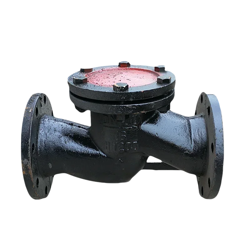 Cast iron check  H41T-16 lifting type with baffle flange check one-way  flange check