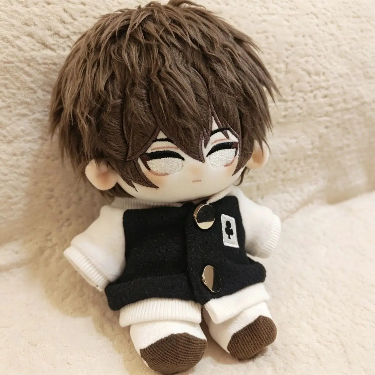 New 20cm Game Character Him Plush Doll Anime Periphery Hero Brine Cosplay Dress Up Cotton Doll Stuffed Toy Collectible Xmas Gift