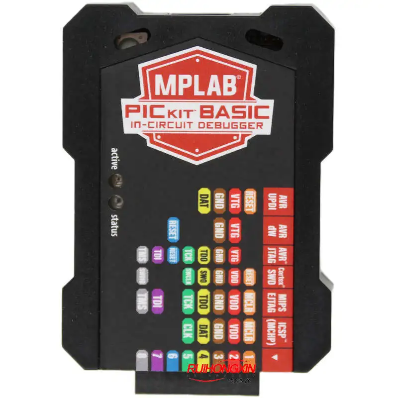 MPLAB PICkit Basic PG164110 مبرمج PIC/AVR مصحح أخطاء الدائرة الدقيقة