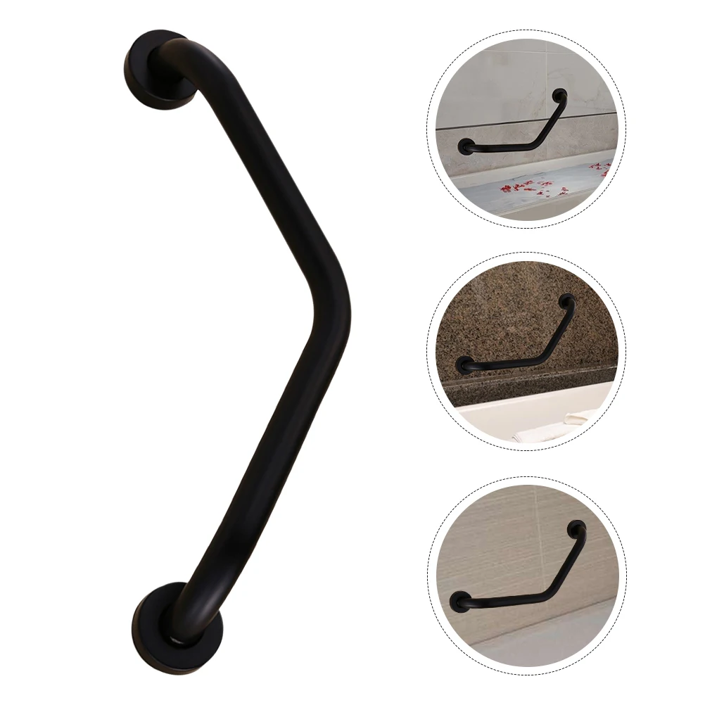 

43cm Safe Grab Bar Wall-Mounted Stainless Steel Bathroom Armrest Non-Rusting Non-Fading for Elderly and Children