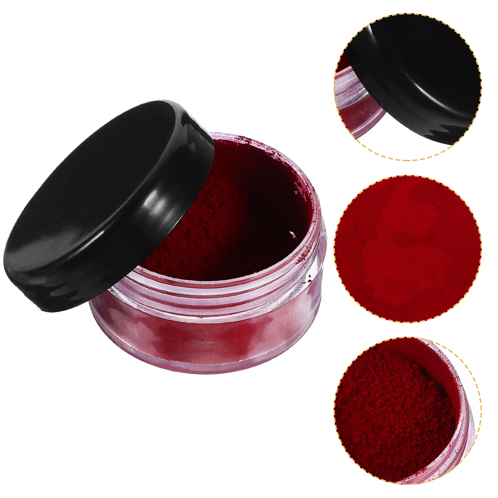 مسحوق أحمر الشفاه للصنع اليدوي، بودرة طبيعية لامعة وبراقة، مكونات آمنة، طويلة الأمد ومقاومة للماء للشفاه والعيون