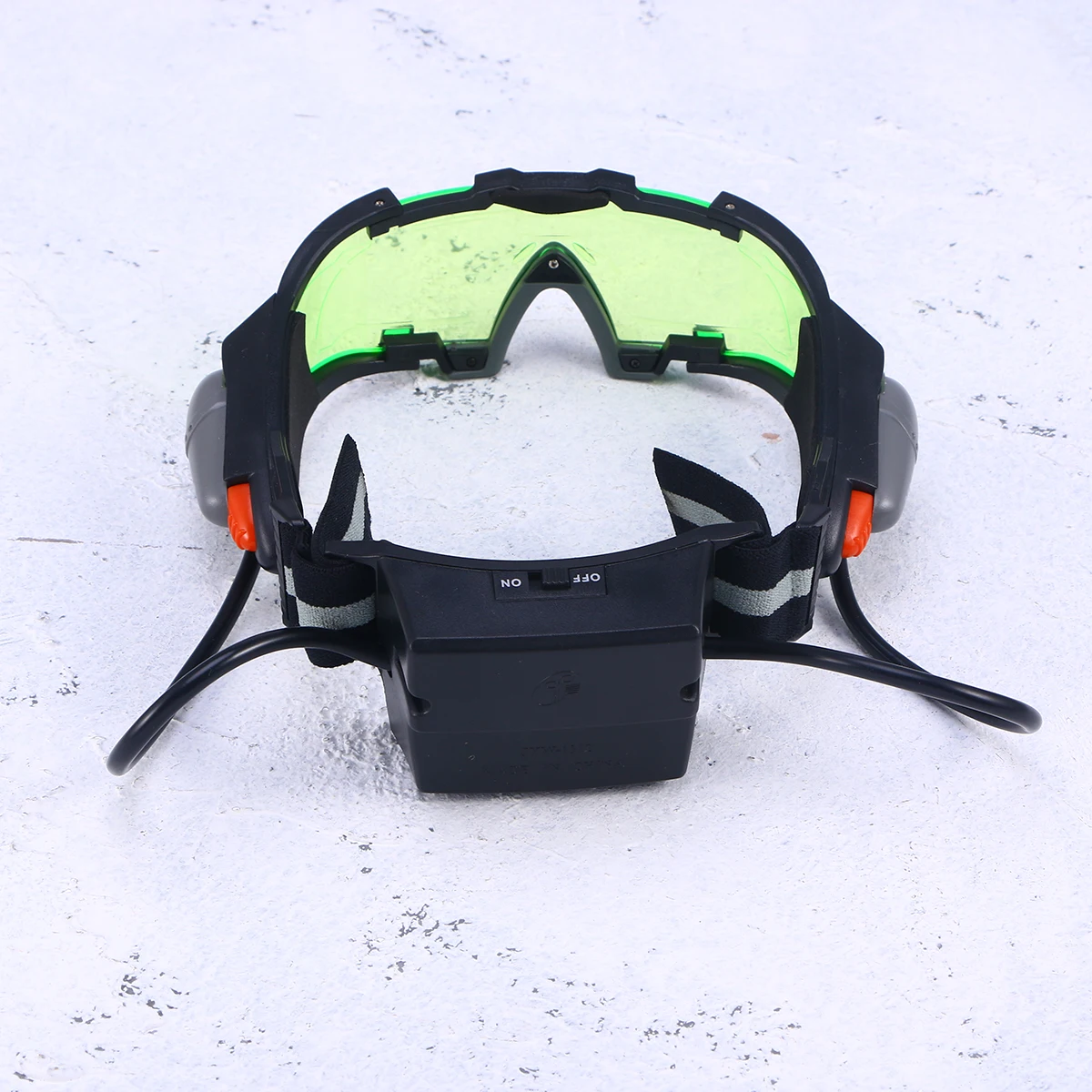 

Adjustable Protective Goggles Safety Green Eyewear Night Vision Windproof Dustproof Anti-Stamping Pc Lens For Bicycling