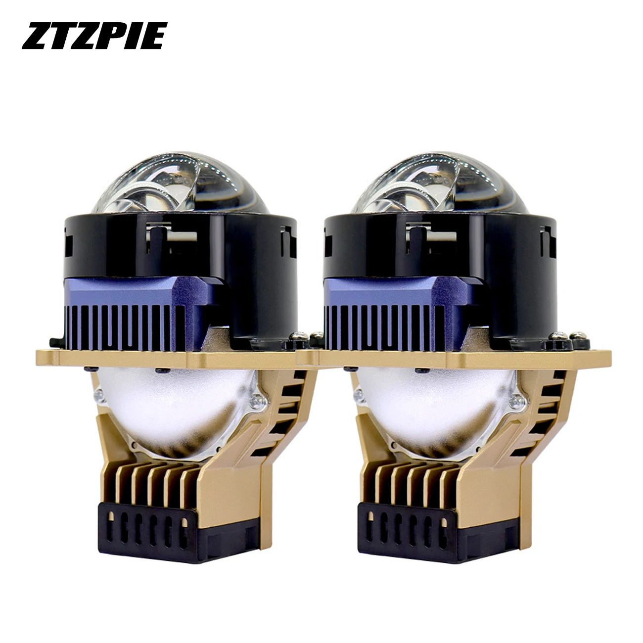 

ZTZPIE 2 шт. Bi светодиодные линзы для проектора 3 дюйма для фар Hella 120w 6000K Авто лампы Автомобильные фары Комплекты модернизации Гиперболоидные линзы
