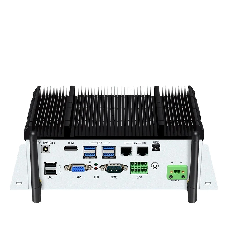 Portable Industrial Fanless Mini Pc Windows 11 Intel Core I5 Dual Core With 8 Memory Storage And 128 SSD Embedded Pc