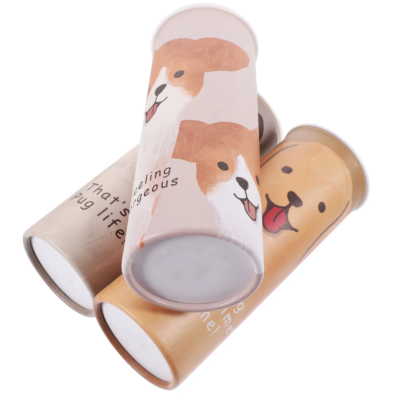 

3 Pcs Car 40 Packs Napkin Holder Tissues Cartoon Cute For Cup Portable Facial Travel