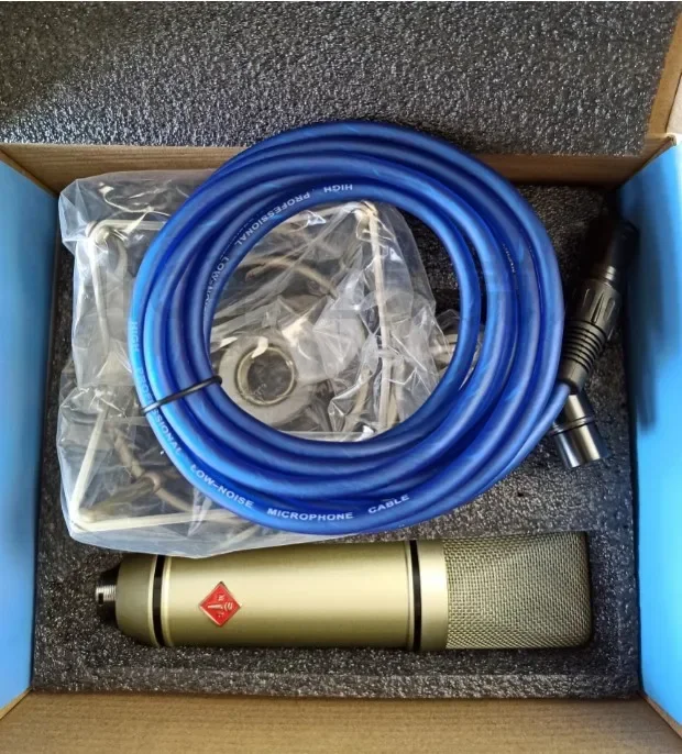 

Hand-made boutique high-quality large-diaphragm 87AI condenser microphone anchor live recording studio singing artifact
