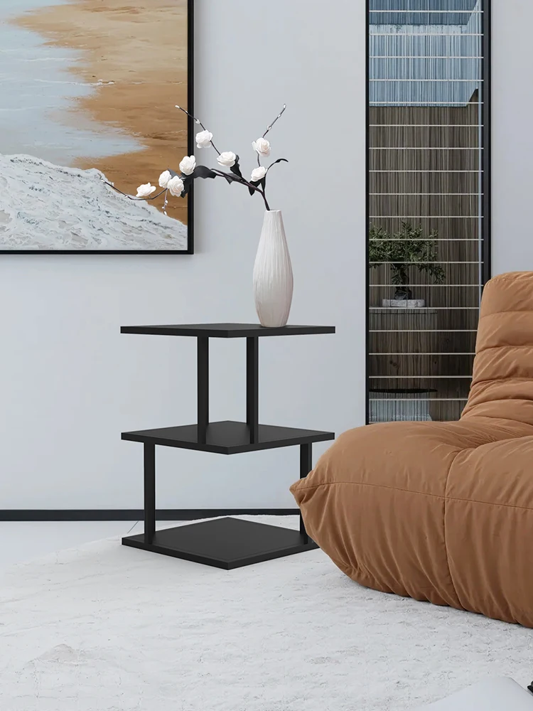

Modern simple side few living room sofa bedside creative shelf bedroom bedside table mini small apartment side cabinet
