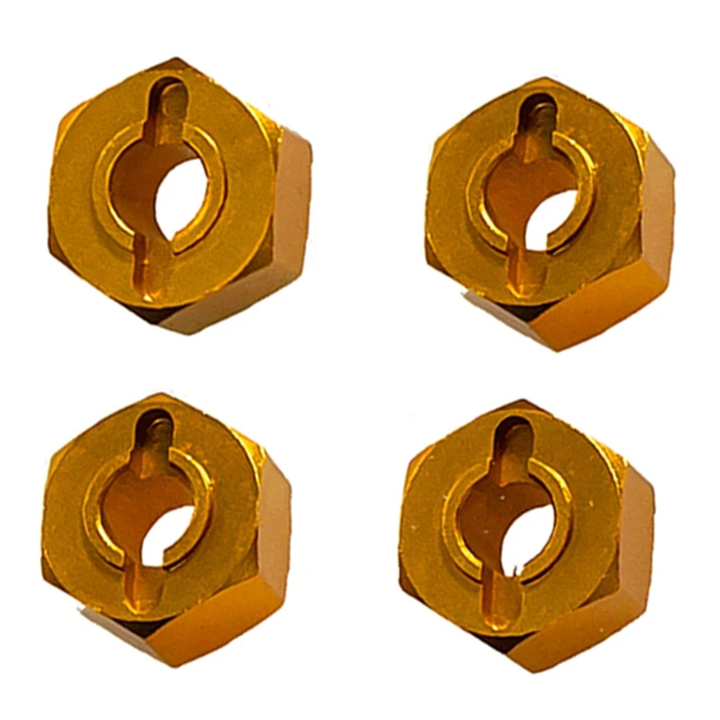 新しい-4 個 MJX 1/14 1/16 14210 14303 16207 16208 リモートコントロールカーアクセサリー 12 ミリメートル六角コネクタ