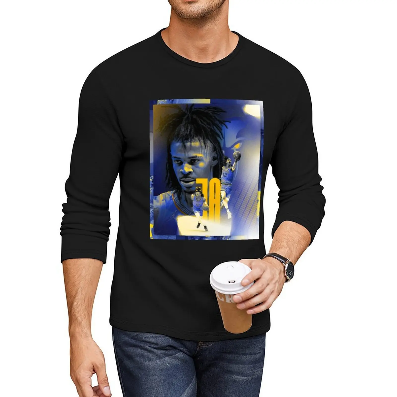 

jaa mor.. Long T-Shirt black t shirts plain t-shirt quick drying shirt graphic t shirts Men's clothing