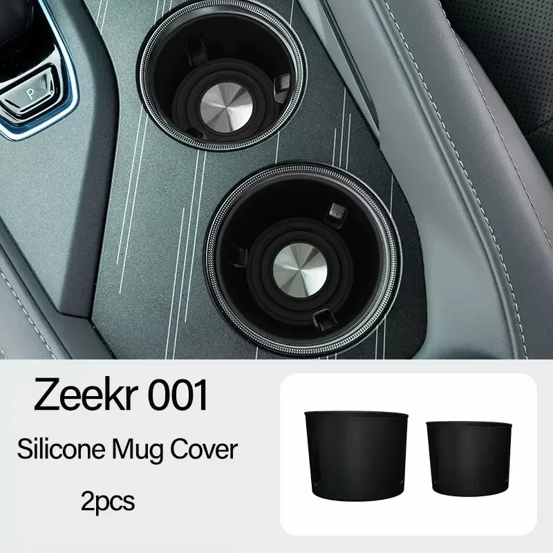 

For zeekr 001 glass holder protective sleeve silicone accessories automotive supplies 2021 2022 2023 2024