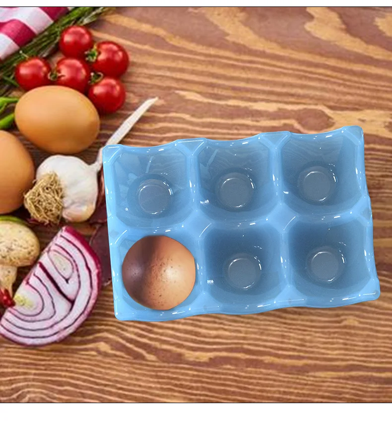 DIY 6-Compartment Egg Holder Tray Epoxy Resin Molds Egg Storage Rack Silicone Mold Egg Holes Holder Container Mould Home Deco