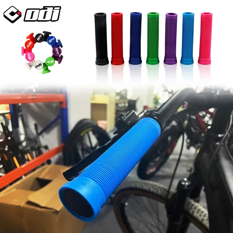 

ODI Bicycle Handlebar Grips Soft Silicone Mtb Cuffs Shockproof Handle Bar Cover Grip for Mountain Bike BMX Cycling Accessories