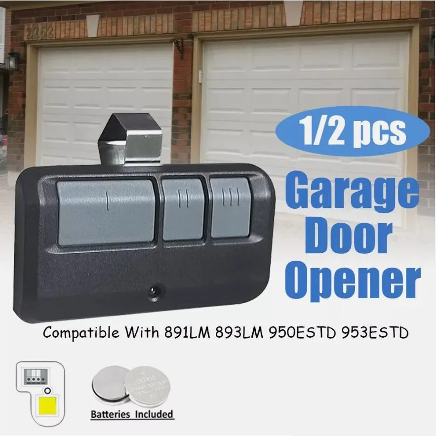 For Liftmaster 893MAX Remote Garage Door Opener 310MHz 315MHz 390MHz Craftsman 371LM 971LM 891LM 81LM Learn Button