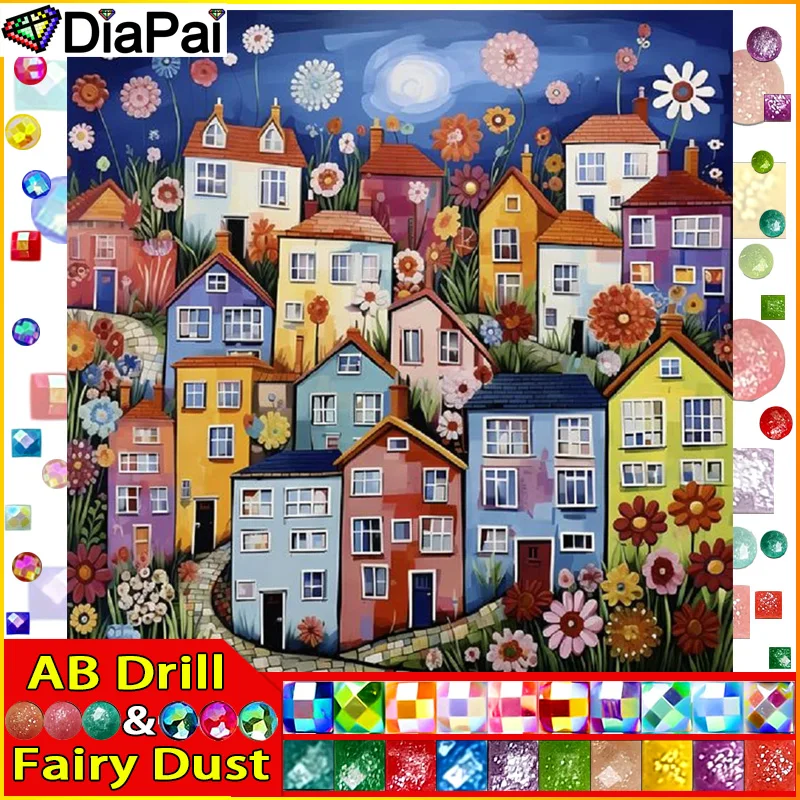 DIAPAI Fairy Dust AB Full Diamond Embroidery 