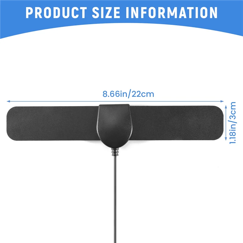 Antena B24B o zasięgu 300 mil, cyfrowa antena TV HD Skywire 4K, antena cyfrowa wewnętrzna HDTV 1080P