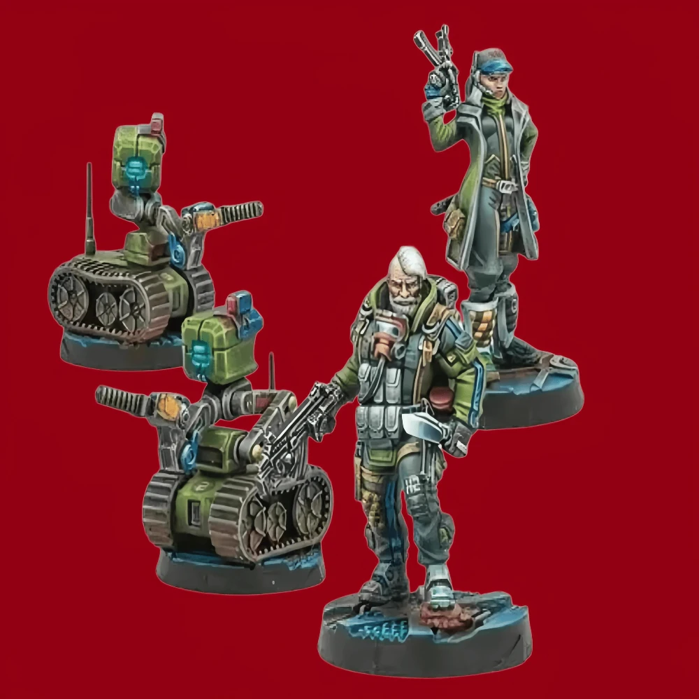 Cast Resin Model Assembly Kit, GK, Resin Kosmoflot Support Pack, Unpainted Assembly Required (base Included)