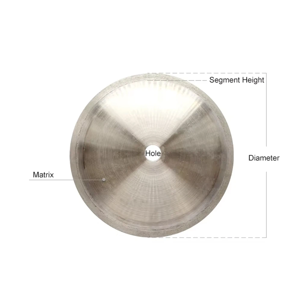 100 إلى 350 مللي متر أسطوانة تقطيع الماس لملحقات دوارة عجلة طحن بتصميم ماسة سوبر رقيقة شفرة المنشار عجلات مجوهرات حجر زجاجي #2