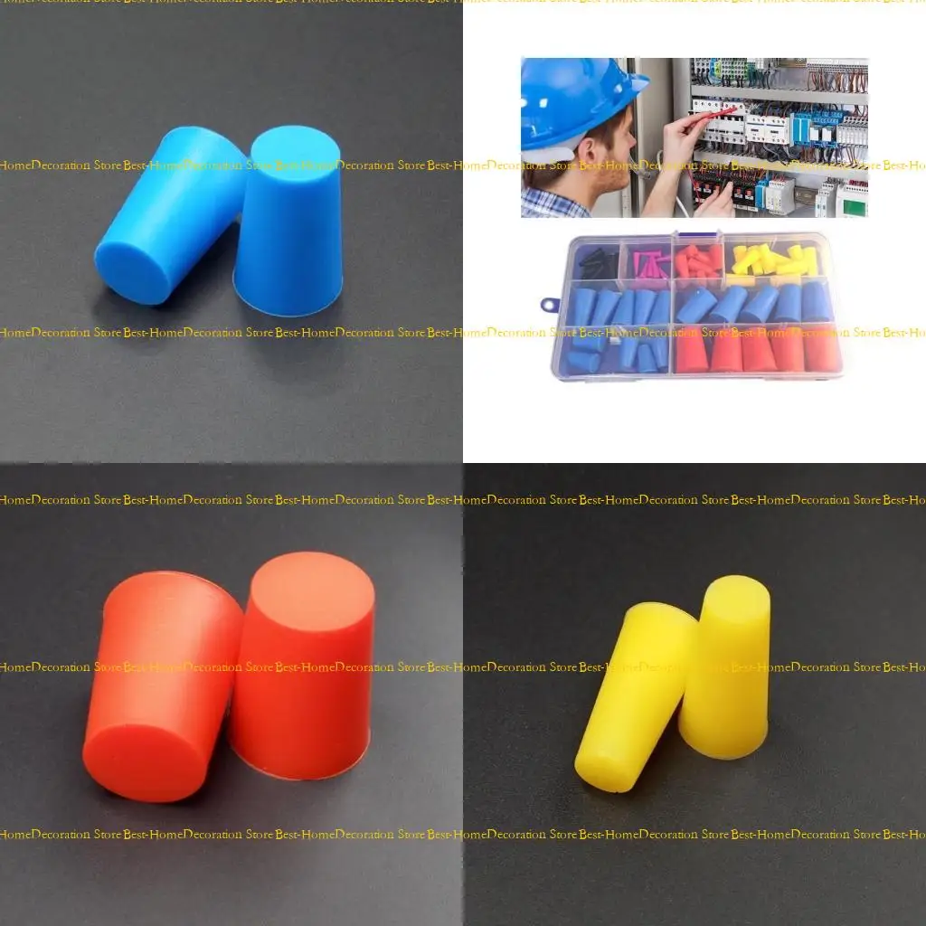 12PD Solid Rubber Plugs Conical Plugs Silicone Plugs Tapered Hole Plugs for Maskings