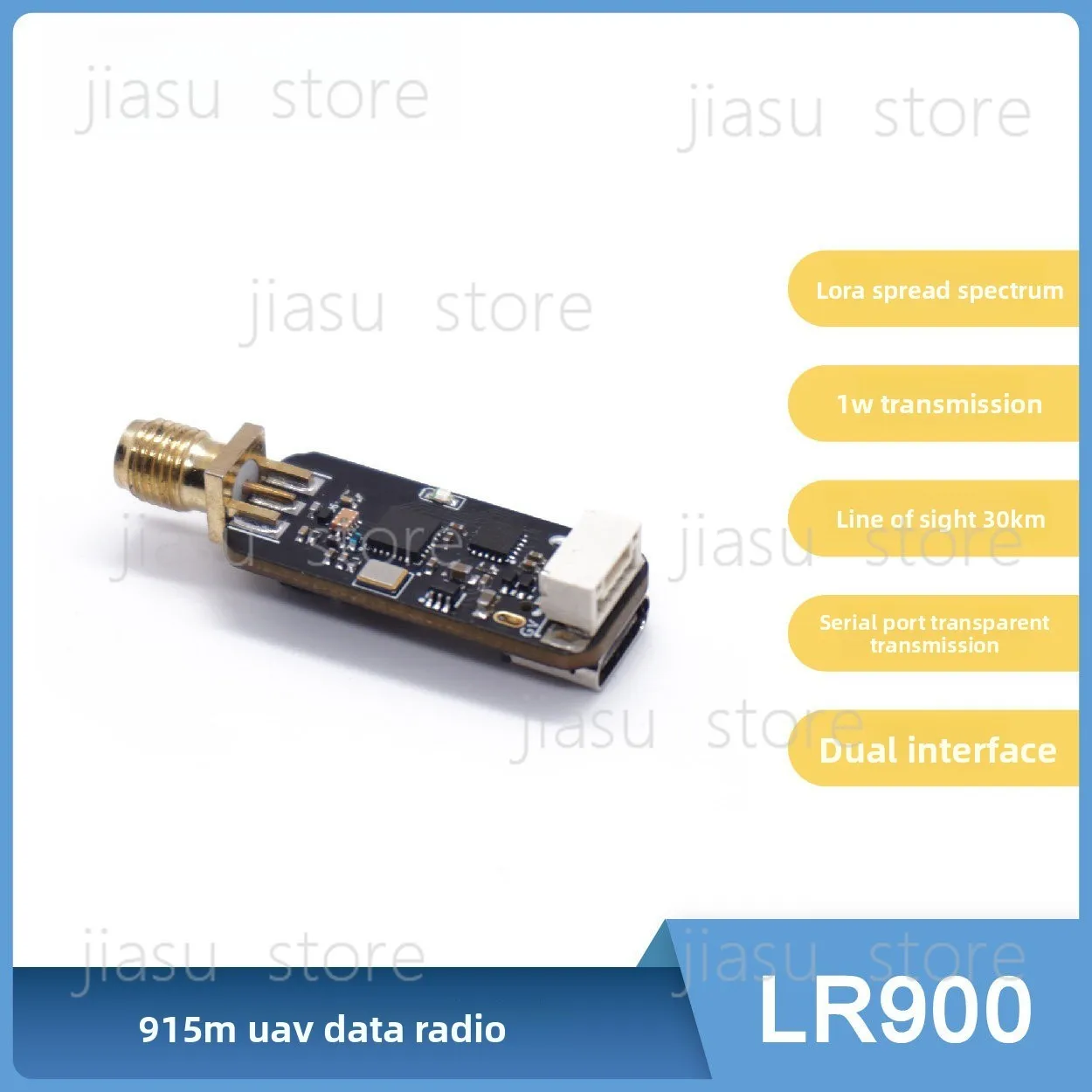 30km Long Range 915M Telemetry Radio, Transparent Transmission Module for Pixhawk PX4 Open Flight Controller