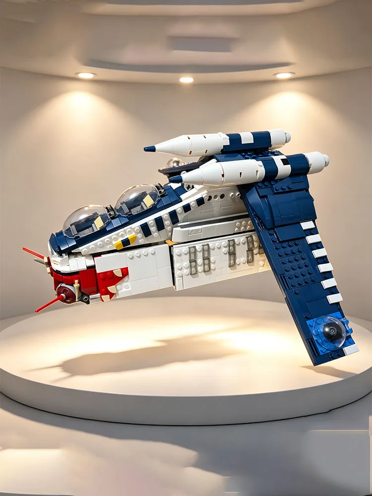 NEU MOC 1129 Teile MOC Space The Republic Angriffsgunship Bausteine Coruscant Ziegel Festival Party Geschenke ﻿
