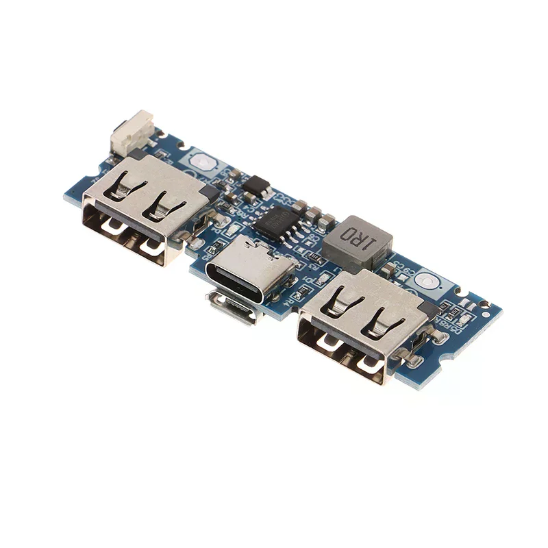1PC Dual USB 5V Mobile Power Motherboard EDP2339 Main Control Phone Power Bank Circuit Board With LED Light DIY Accessories