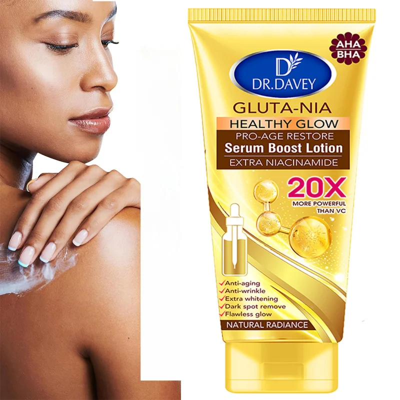 

300 мл DR.DAVEY GLUTA NIA BODY LOTION лосьон для тела увлажняющий крем большой емкости увлажняющий аромат освежающий