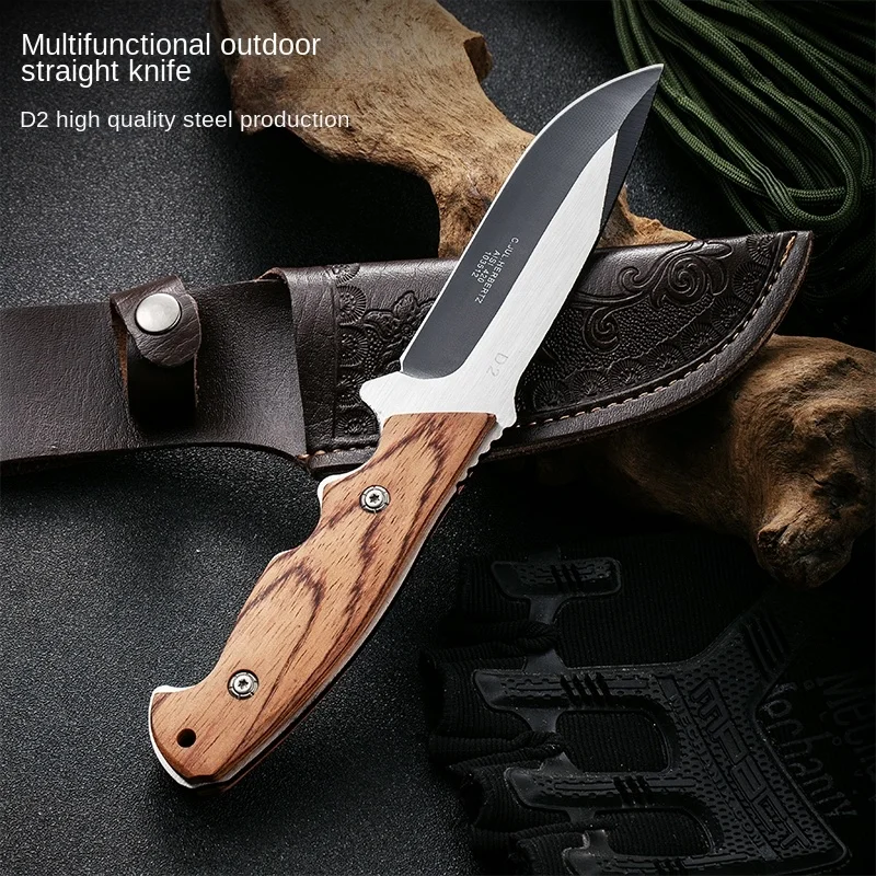 1 piece, solid wood handle small knife beef and mutton knife barbecue steak boning knife fruit knife sharp cut meat multi-purpos