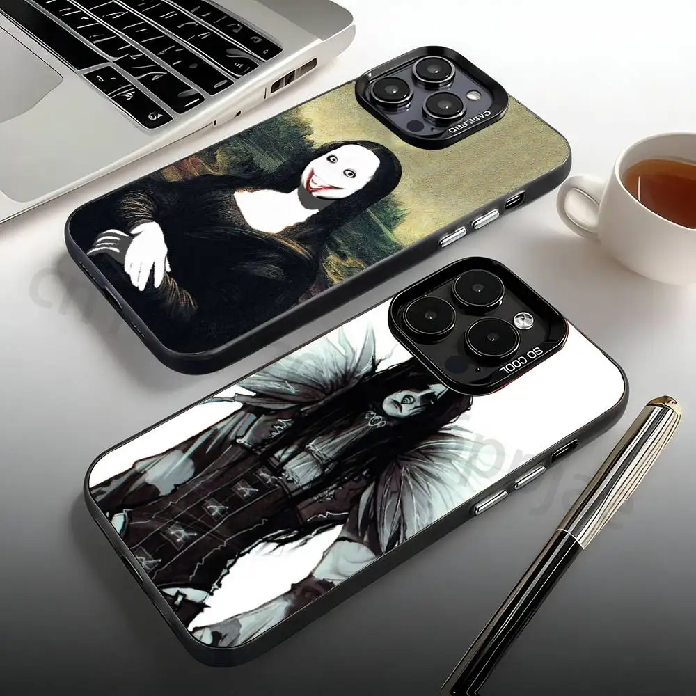 

L-Laughing J-Jack C-Creepypasta Phone Case For iPhone 17,16,15,14,13,12,11,Pro,Max,Plus,Mini, Matte Shockproof Case